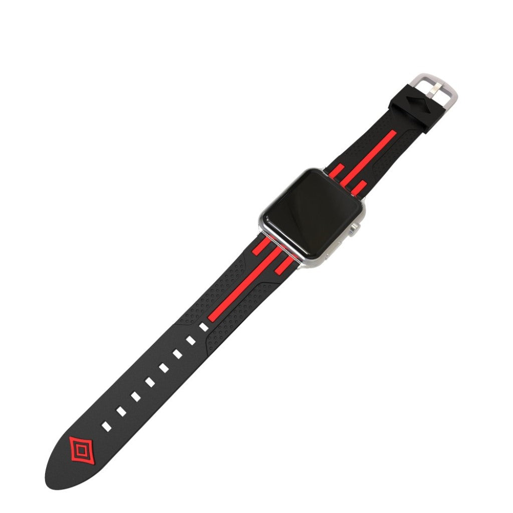 Meget pænt Apple Watch Series 4 44mm Silikone Rem - Flerfarvet#serie_6