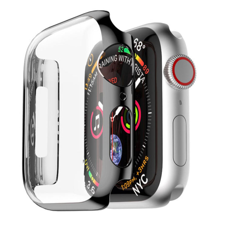 Super Flot Apple Watch Series 4 44mm Silikone Cover - Sort#serie_1