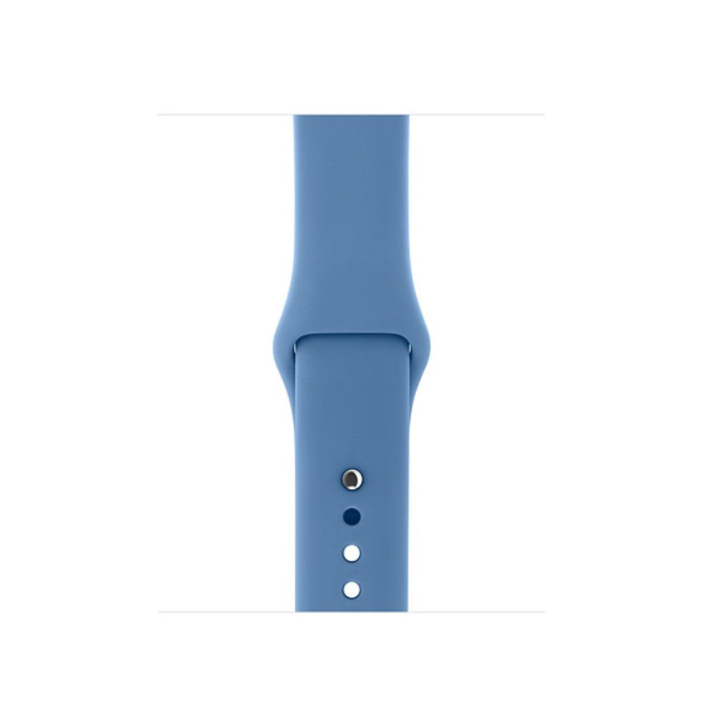 Super skøn Apple Watch Series 4 44mm Silikone Rem - Blå#serie_19