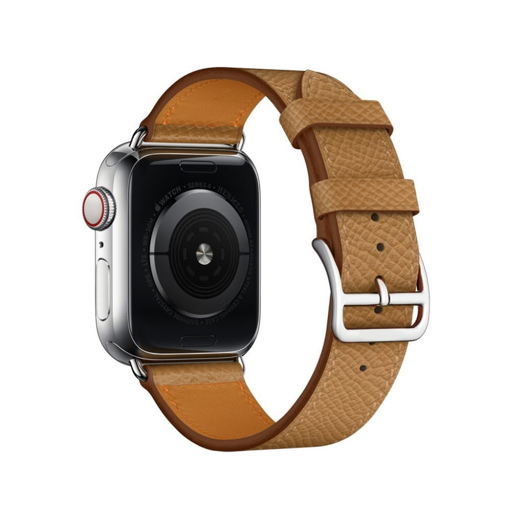 Meget skøn Apple Watch Series 5 40mm Ægte læder Rem - Brun#serie_6