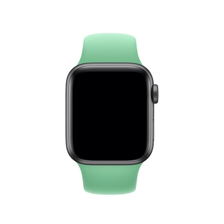  Apple Watch Series 5 44mm / Apple Watch 40mm Silikone Rem - Grøn#serie_14