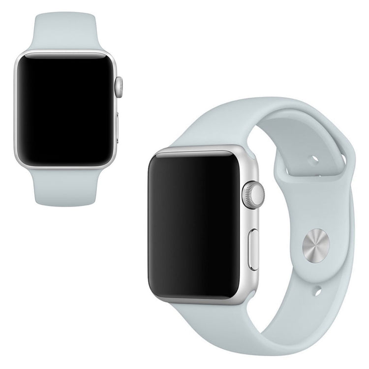  Apple Watch Series 5 44mm / Apple Watch 40mm Silikone Rem - Blå#serie_20