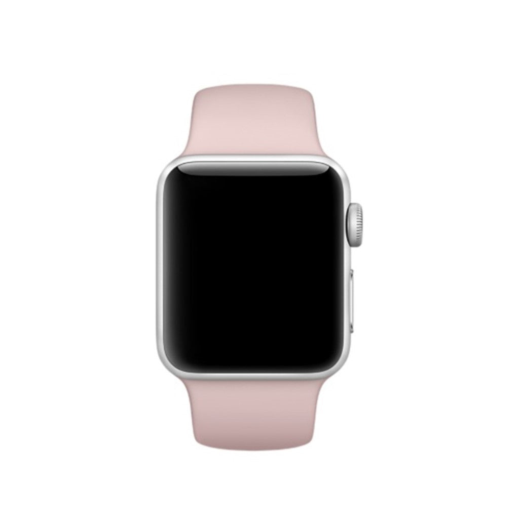  Apple Watch Series 5 44mm / Apple Watch 40mm Silikone Rem - Pink#serie_8