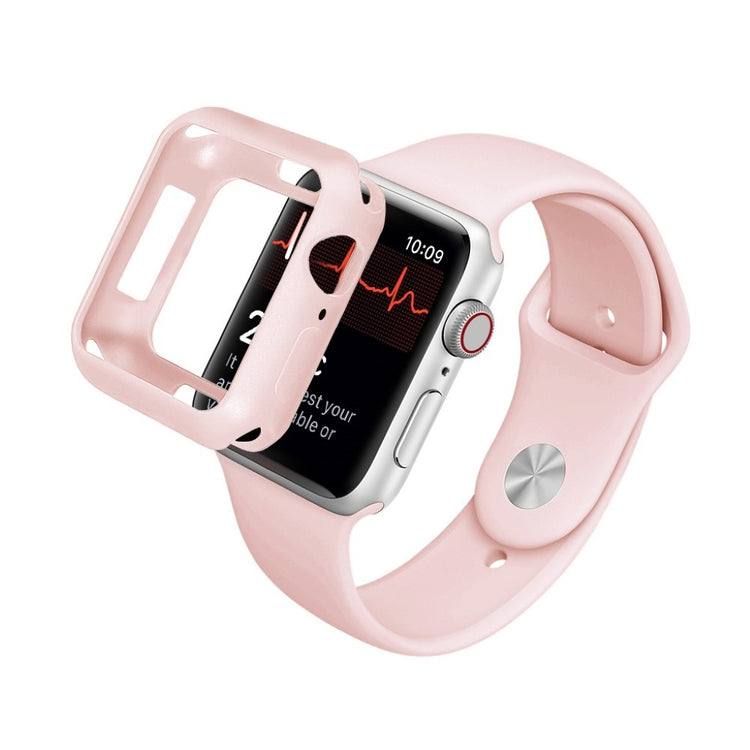 Apple Watch Series 5 40mm / Apple Watch 40mm Holdbar Silikone Bumper  - Pink#serie_6