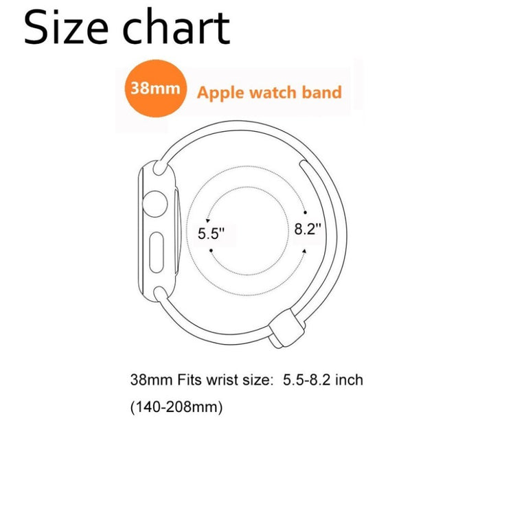 Meget nydelig Universal Apple Silikone Rem - Sølv#serie_1