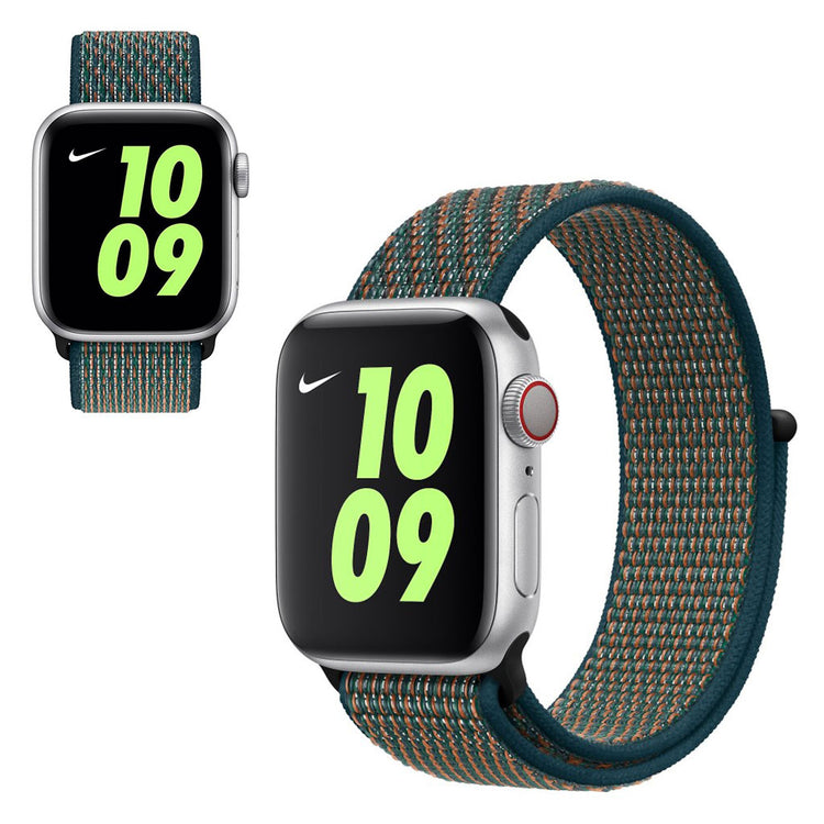 Vildt fantastisk Apple Watch Series 5 44mm Nylon Rem - Grøn#serie_3