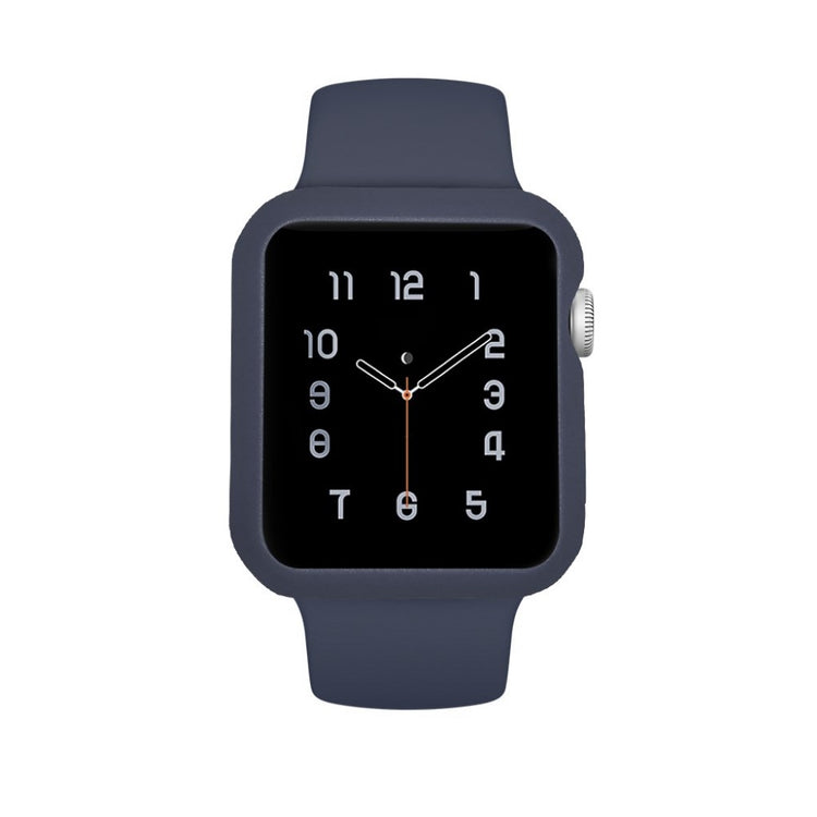 Apple Watch Series 5 44mm / Apple Watch 44mm Holdbar Silikone Bumper  - Blå#serie_11