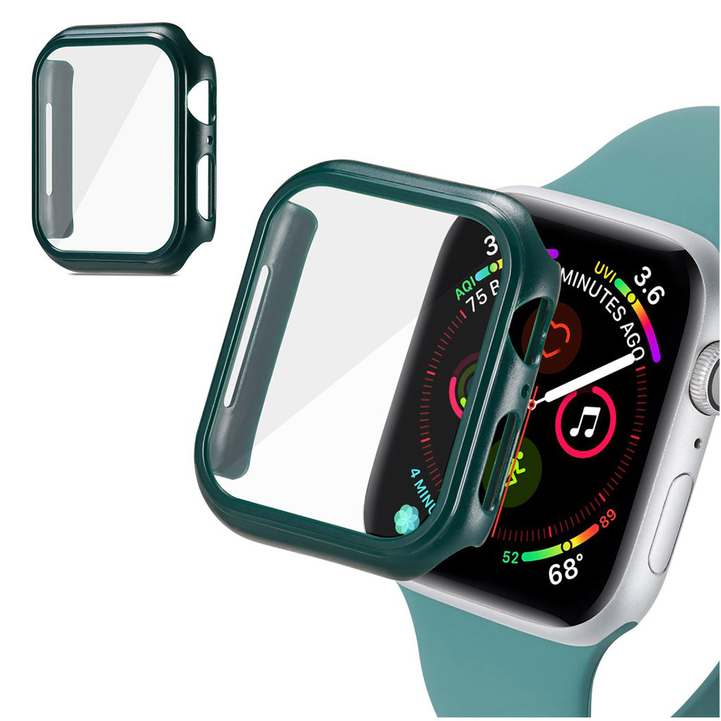 Apple Watch Series 5 44mm / Apple Watch 44mm Mat Plastik Bumper  - Grøn#serie_4