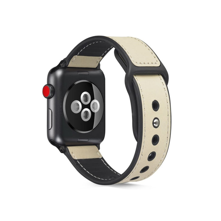 Super sejt Universal Apple Kunstlæder Rem - Beige#serie_2