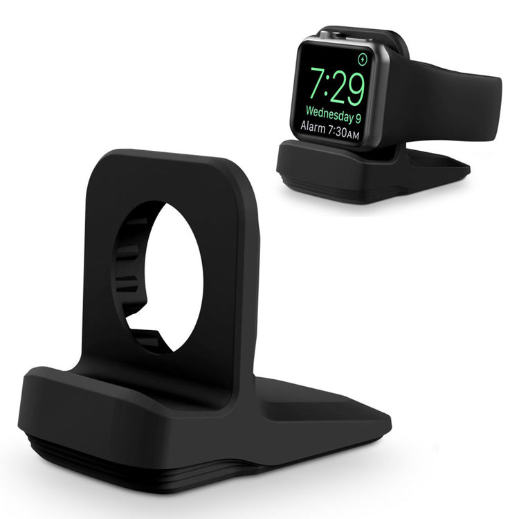 Universal Apple Smartwatch Silikone Holder - Sort#serie_1