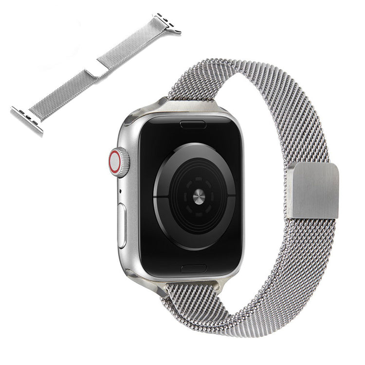 Helt vildt elegant Universal Apple Metal Rem - Sølv#serie_12