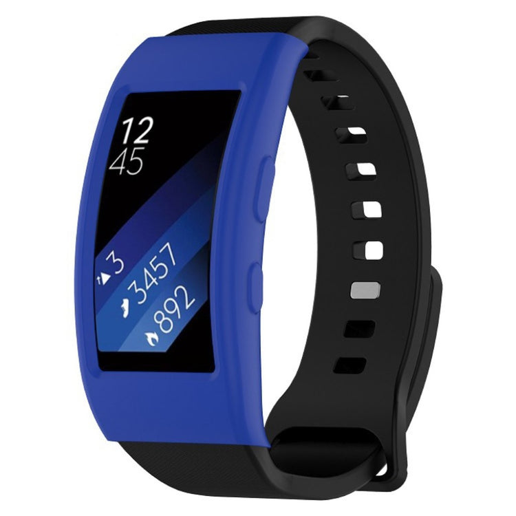 Samsung Gear Fit2 Pro  Silikone Bumper  - Blå#serie_6