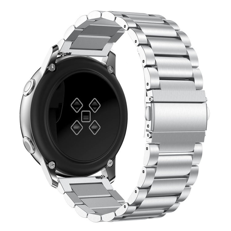 Mega holdbart Samsung Galaxy Watch Active Metal Rem - Sølv#serie_2