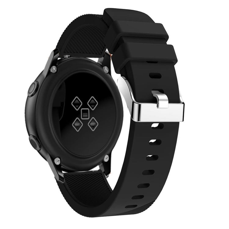 Meget cool Samsung Galaxy Watch Active Silikone Rem - Sort#serie_1