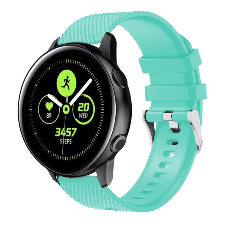 Yndigt Samsung Galaxy Watch Active Silikone Rem - Blå#serie_2