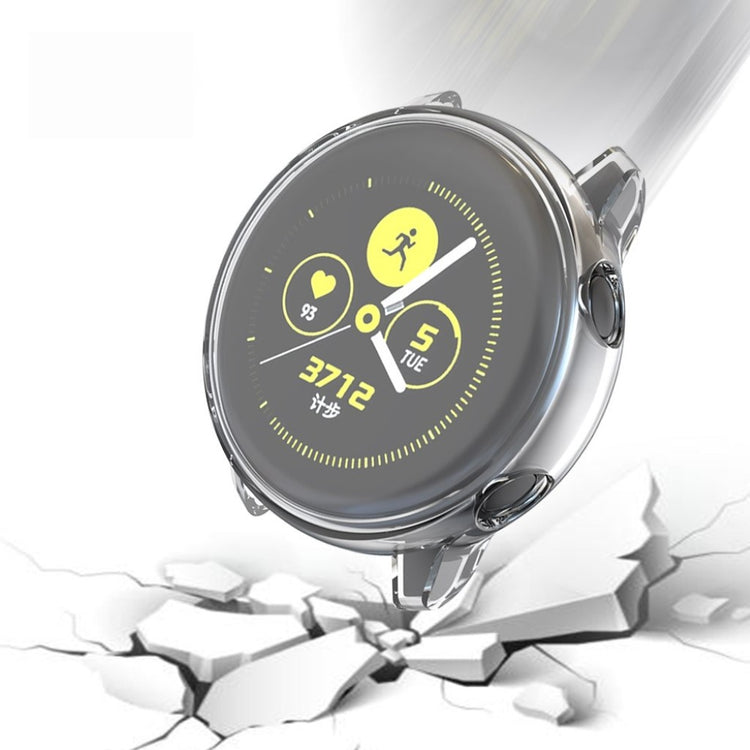 Beskyttende Samsung Galaxy Watch Active Silikone Cover - Gennemsigtig#serie_2