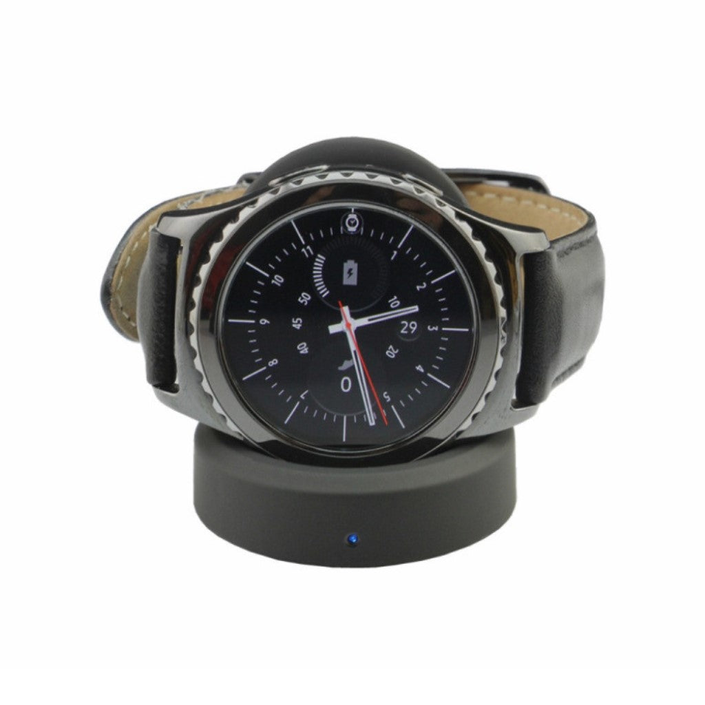 Samsung Gear S3 Frontier Plastik Holder - Sort#serie_2