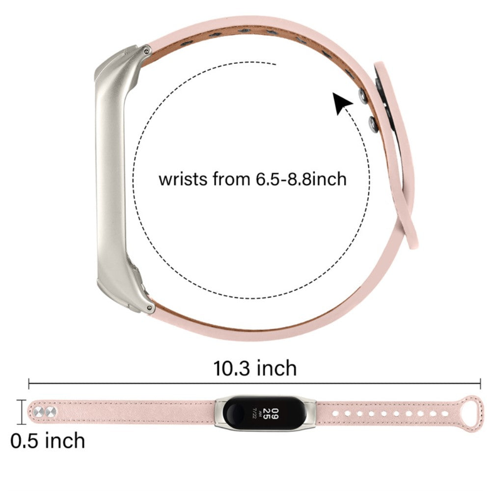 Yndigt Samsung Galaxy Fit-e Ægte læder Urrem - Pink#serie_4