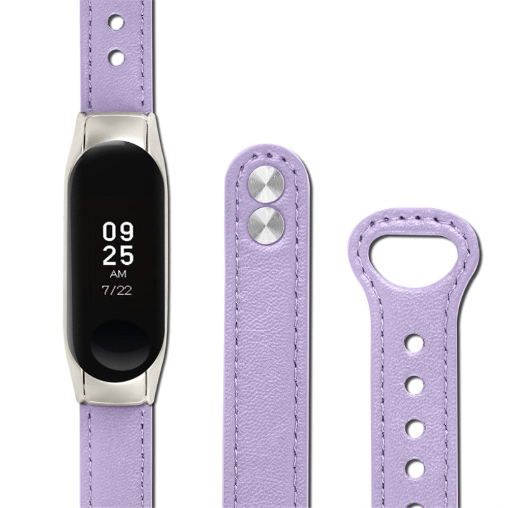 Yndigt Samsung Galaxy Fit-e Ægte læder Urrem - Lilla#serie_6