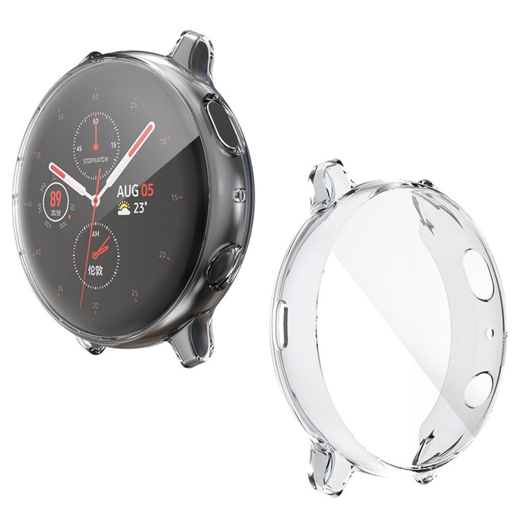 Meget Godt Samsung Galaxy Watch Active 2 - 44mm Silikone Cover - Gennemsigtig#serie_1