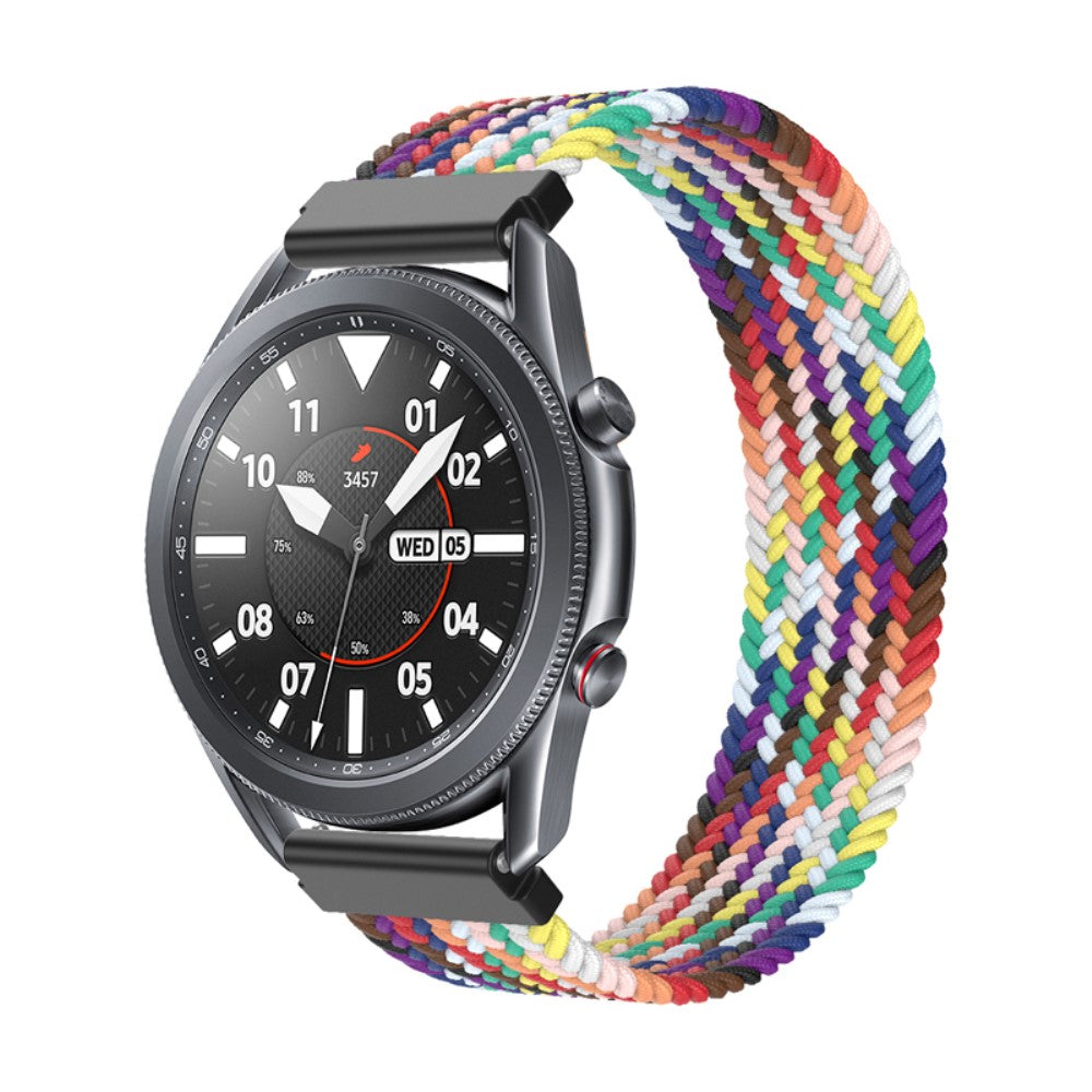 Rigtigt skøn Samsung Galaxy Watch 3 (45mm) Nylon Rem - Flerfarvet#serie_16