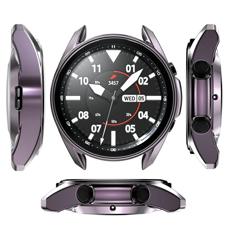 Samsung Galaxy Watch 3 (41mm) Holdbar Silikone Bumper  - Sølv#serie_5