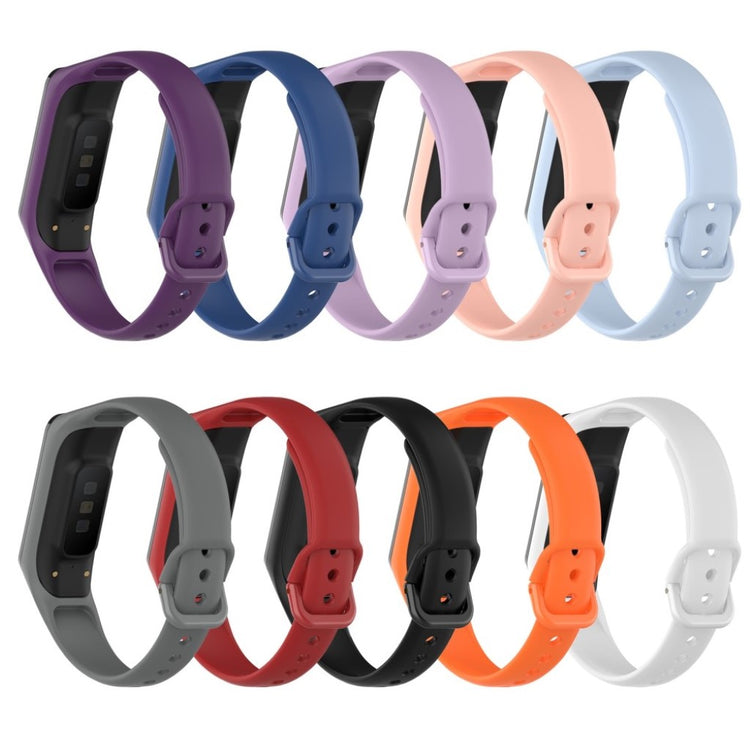 Helt vildt hårdfør Samsung Galaxy Fit 2 Silikone Rem - Sort#serie_1