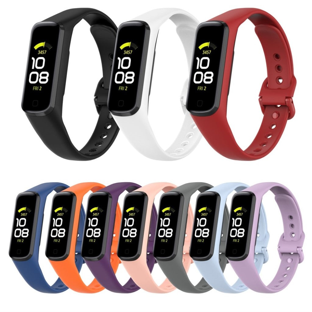 Helt vildt hårdfør Samsung Galaxy Fit 2 Silikone Rem - Sort#serie_1