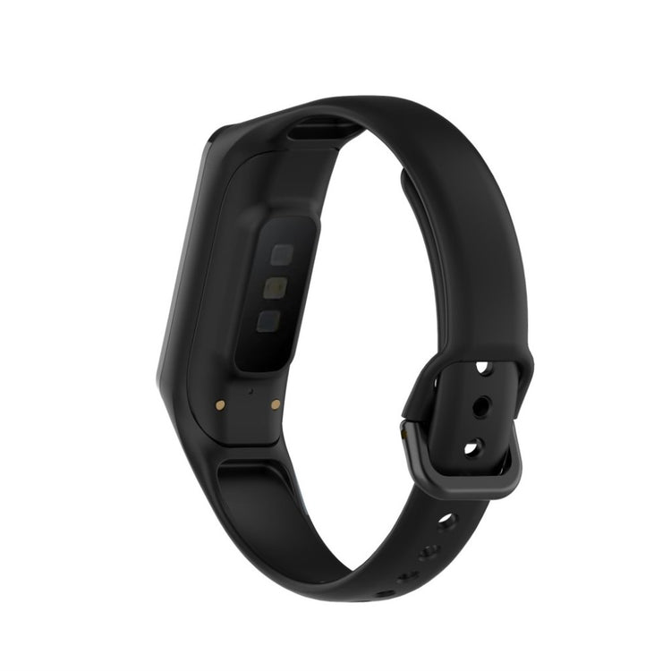 Helt vildt hårdfør Samsung Galaxy Fit 2 Silikone Rem - Sort#serie_1