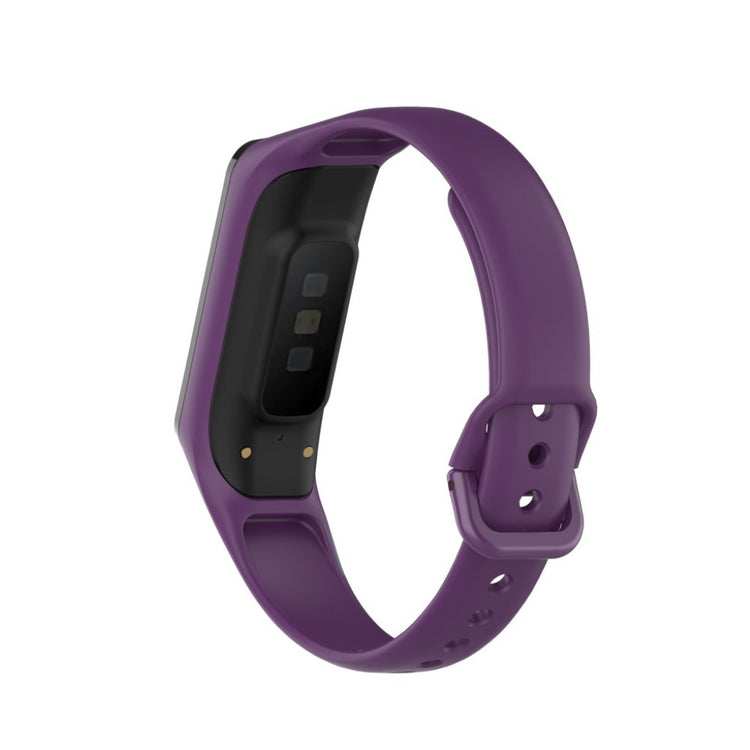 Helt vildt hårdfør Samsung Galaxy Fit 2 Silikone Rem - Lilla#serie_10