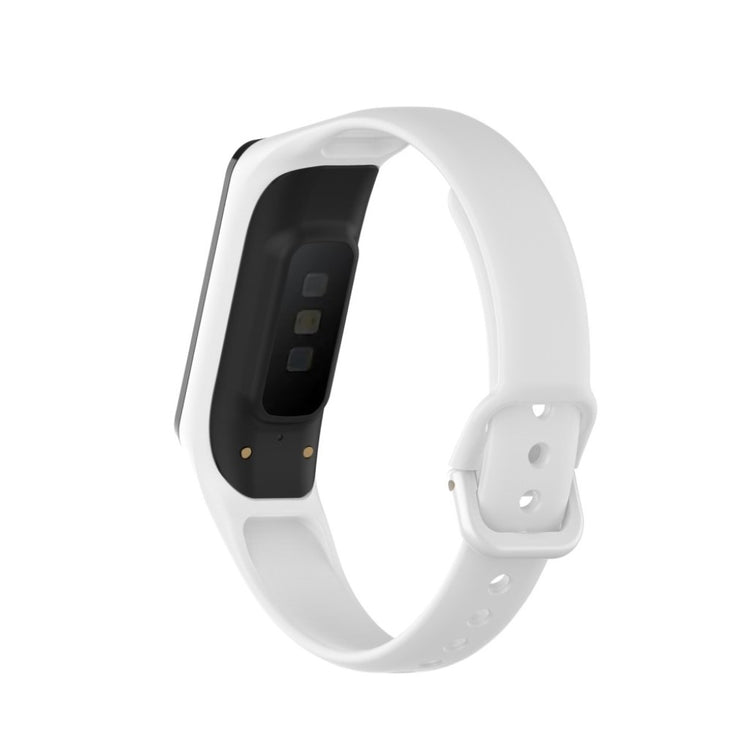 Helt vildt hårdfør Samsung Galaxy Fit 2 Silikone Rem - Hvid#serie_2