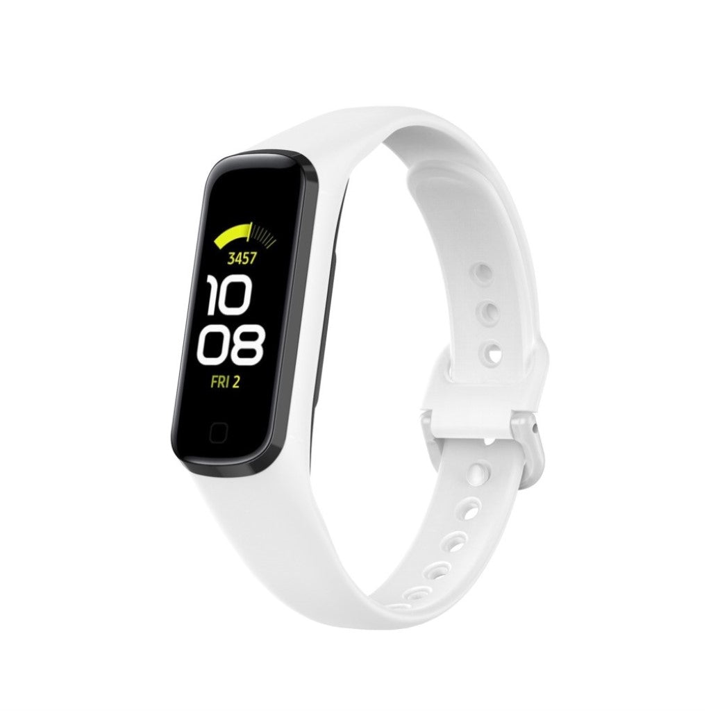 Helt vildt hårdfør Samsung Galaxy Fit 2 Silikone Rem - Hvid#serie_2