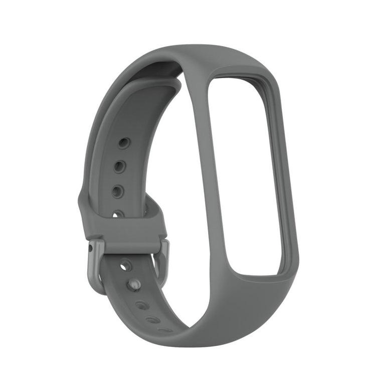 Helt vildt hårdfør Samsung Galaxy Fit 2 Silikone Rem - Sølv#serie_3