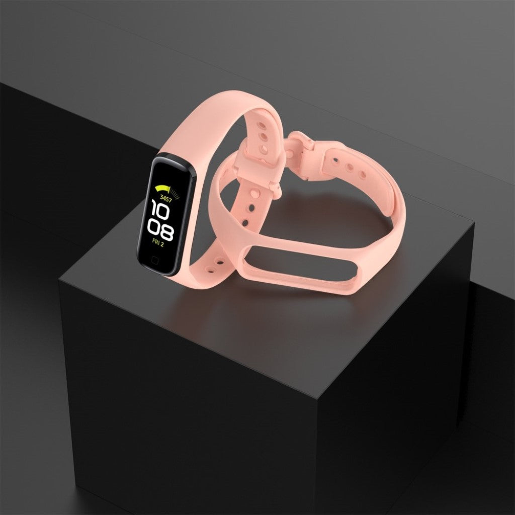 Helt vildt hårdfør Samsung Galaxy Fit 2 Silikone Rem - Pink#serie_5