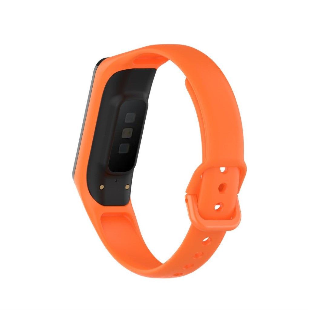 Helt vildt hårdfør Samsung Galaxy Fit 2 Silikone Rem - Orange#serie_6