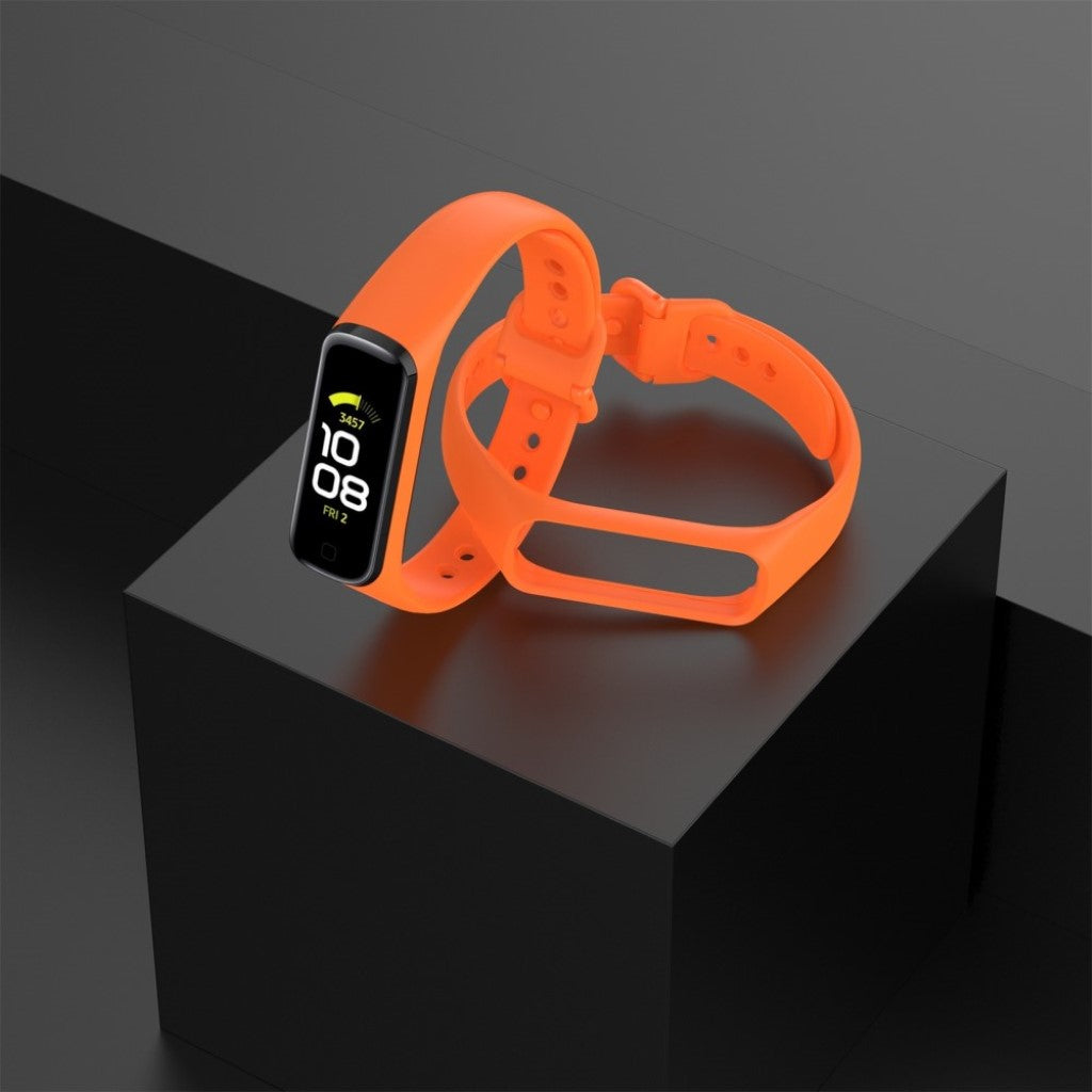 Helt vildt hårdfør Samsung Galaxy Fit 2 Silikone Rem - Orange#serie_6