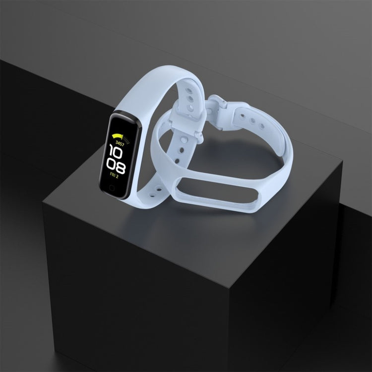 Helt vildt hårdfør Samsung Galaxy Fit 2 Silikone Rem - Blå#serie_7