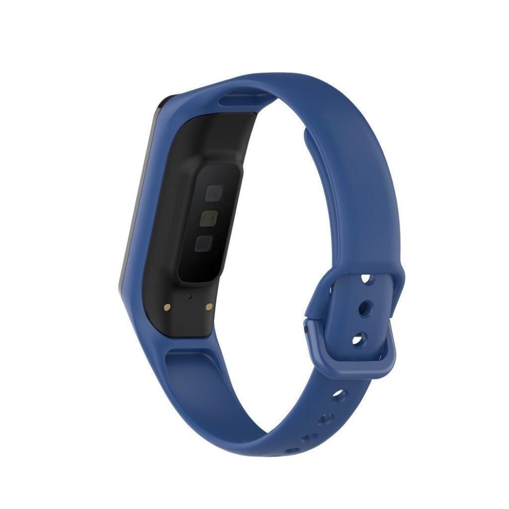 Helt vildt hårdfør Samsung Galaxy Fit 2 Silikone Rem - Blå#serie_8