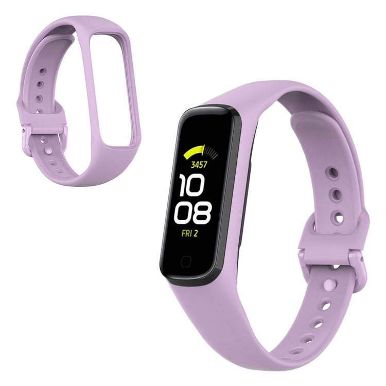 Helt vildt hårdfør Samsung Galaxy Fit 2 Silikone Rem - Lilla#serie_9