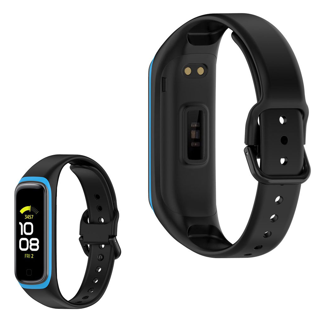 Vildt smuk Samsung Galaxy Fit 2 Silikone Rem - Sort#serie_6