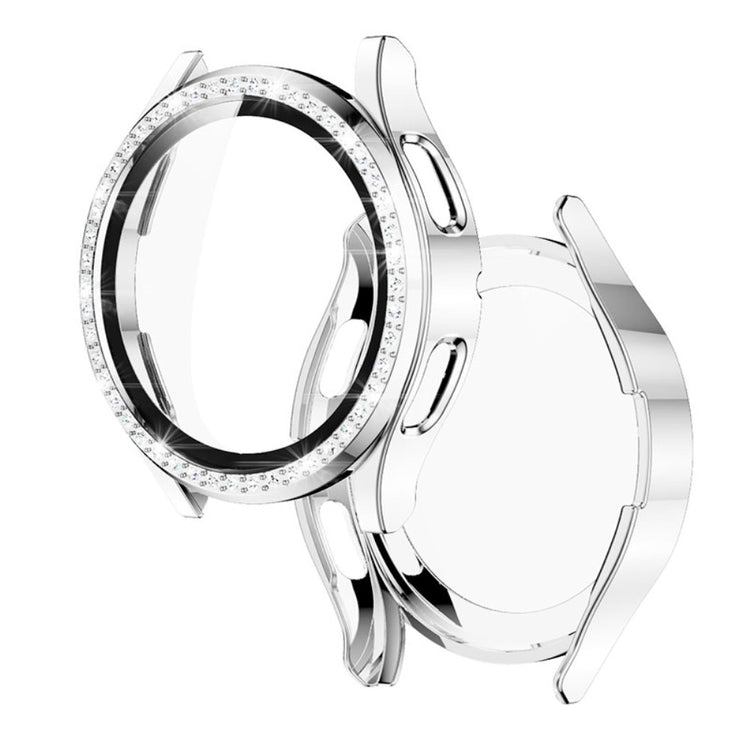 Udsøgt Samsung Galaxy Watch 4 (40mm) Rhinsten og Glas Rem - Sølv#serie_2
