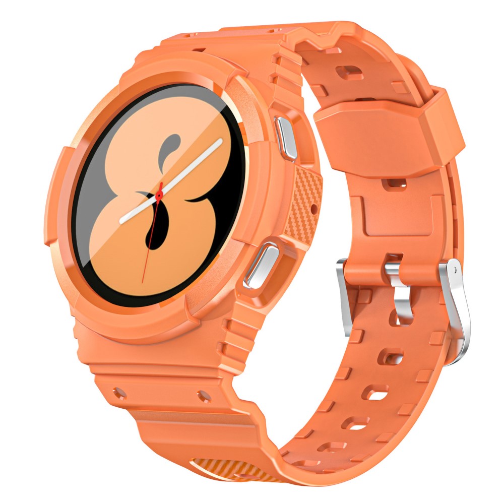 Tidsløst Samsung Galaxy Watch 4 Classic (42mm) Silikone Rem - Orange#serie_2