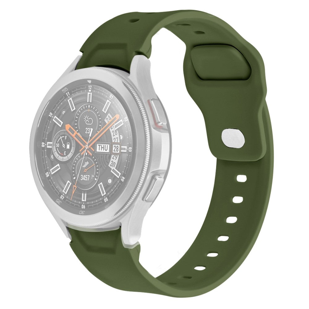  Samsung Galaxy Watch 4 Classic (46mm) / Samsung Galaxy Watch 4 Classic (42mm) Silikone Rem - Grøn#serie_5