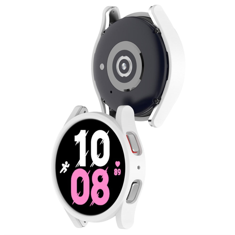 Samsung Galaxy Watch 5 (40mm) / Samsung Galaxy Watch 4 (40mm) Beskyttende Plastik Bumper  - Hvid#serie_1