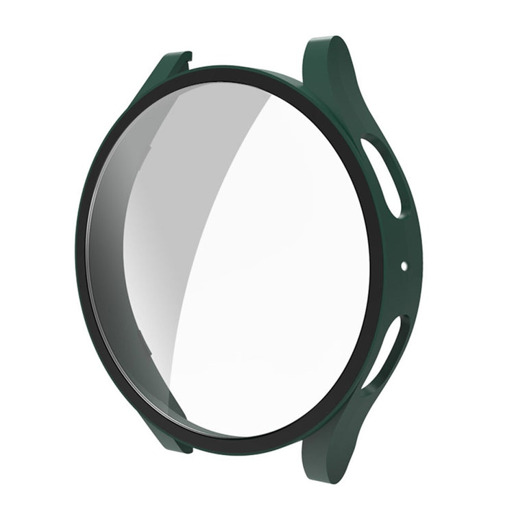 Flot Samsung Galaxy Watch 5 (44mm) Cover med Skærmbeskytter i Plastik og Hærdet Glas - Grøn#serie_5
