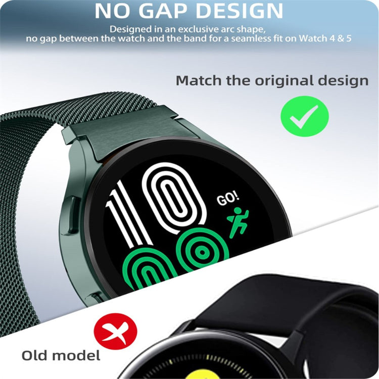 Samsung Galaxy Watch 5 (44mm) Metal Rem med Cover - Grøn#serie_1
