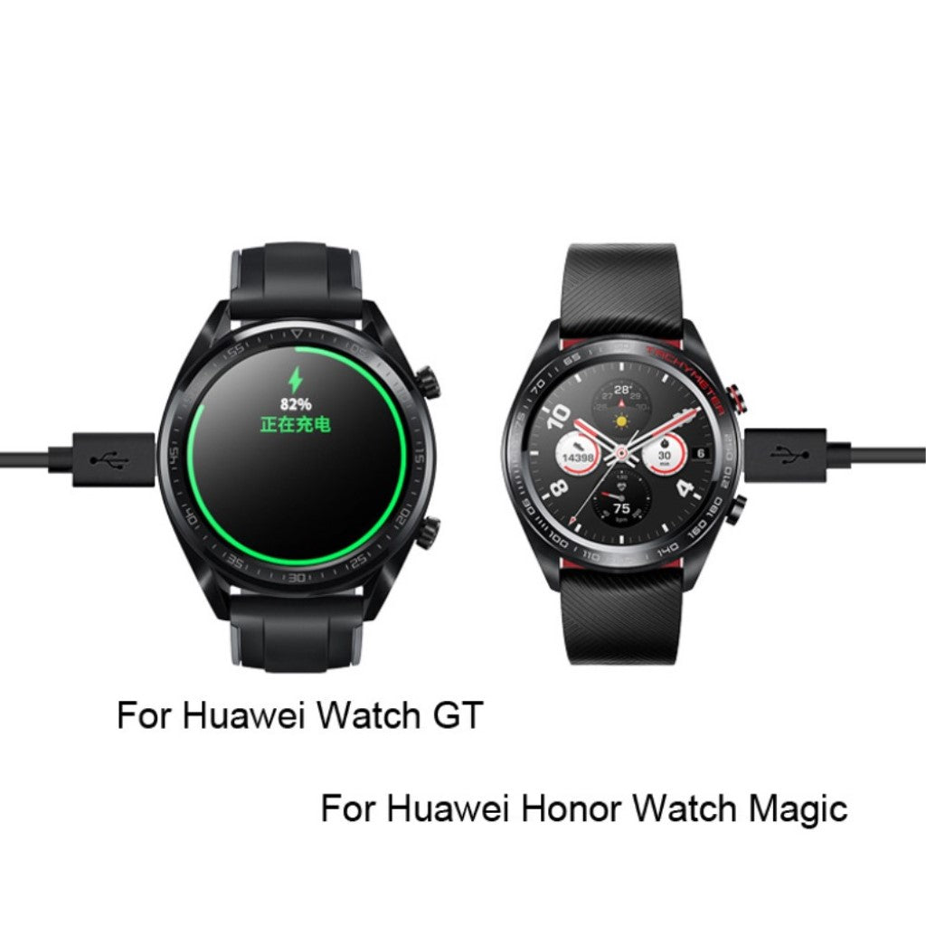Huawei Watch GT Kabel Til Opladnings Station - Sort#serie_9