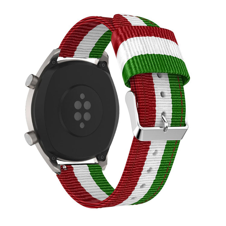 Super holdbart Huawei Watch GT Nylon Rem - Flerfarvet#serie_2