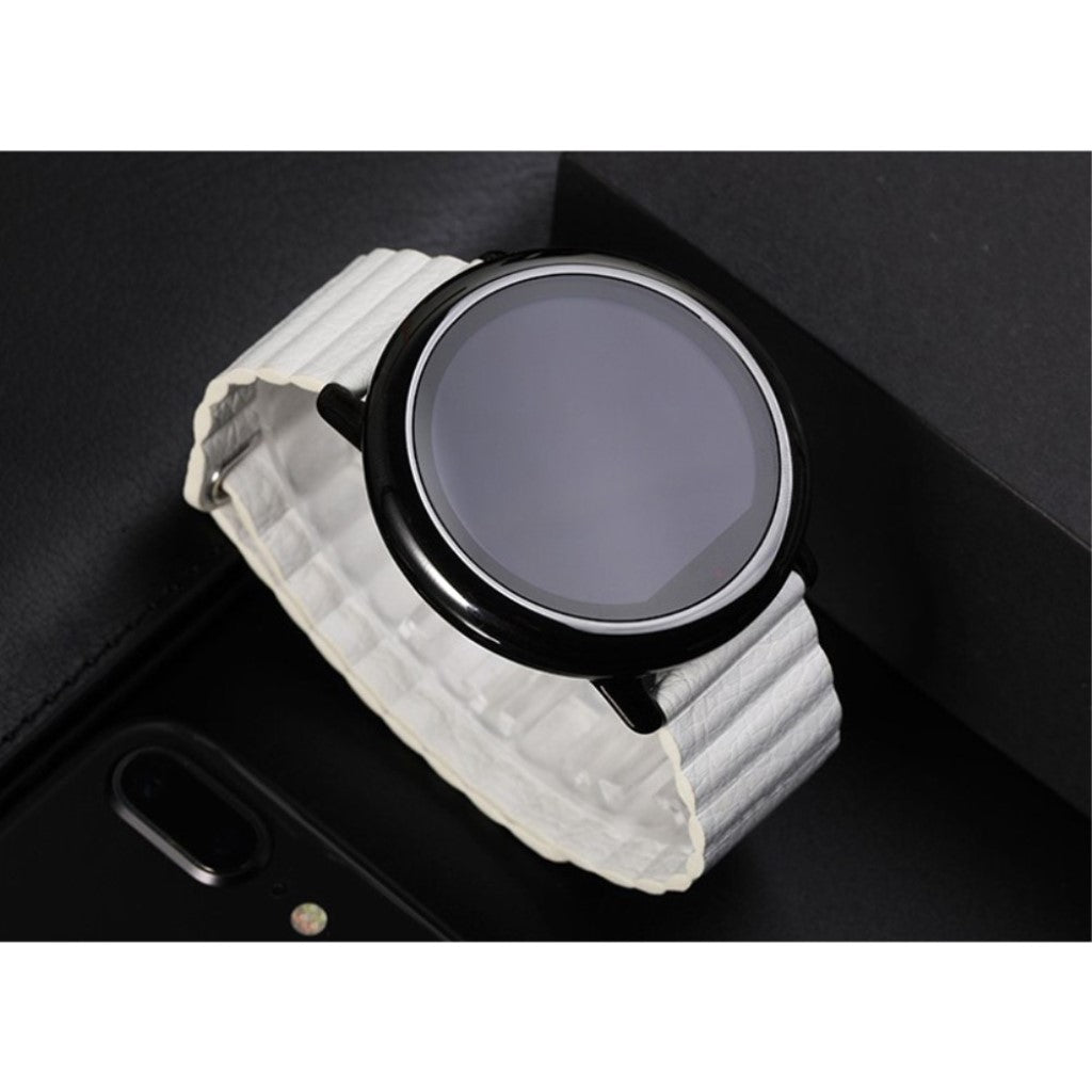Elegant Huawei Watch GT 2 42mm Kunstlæder Rem - Hvid#serie_2