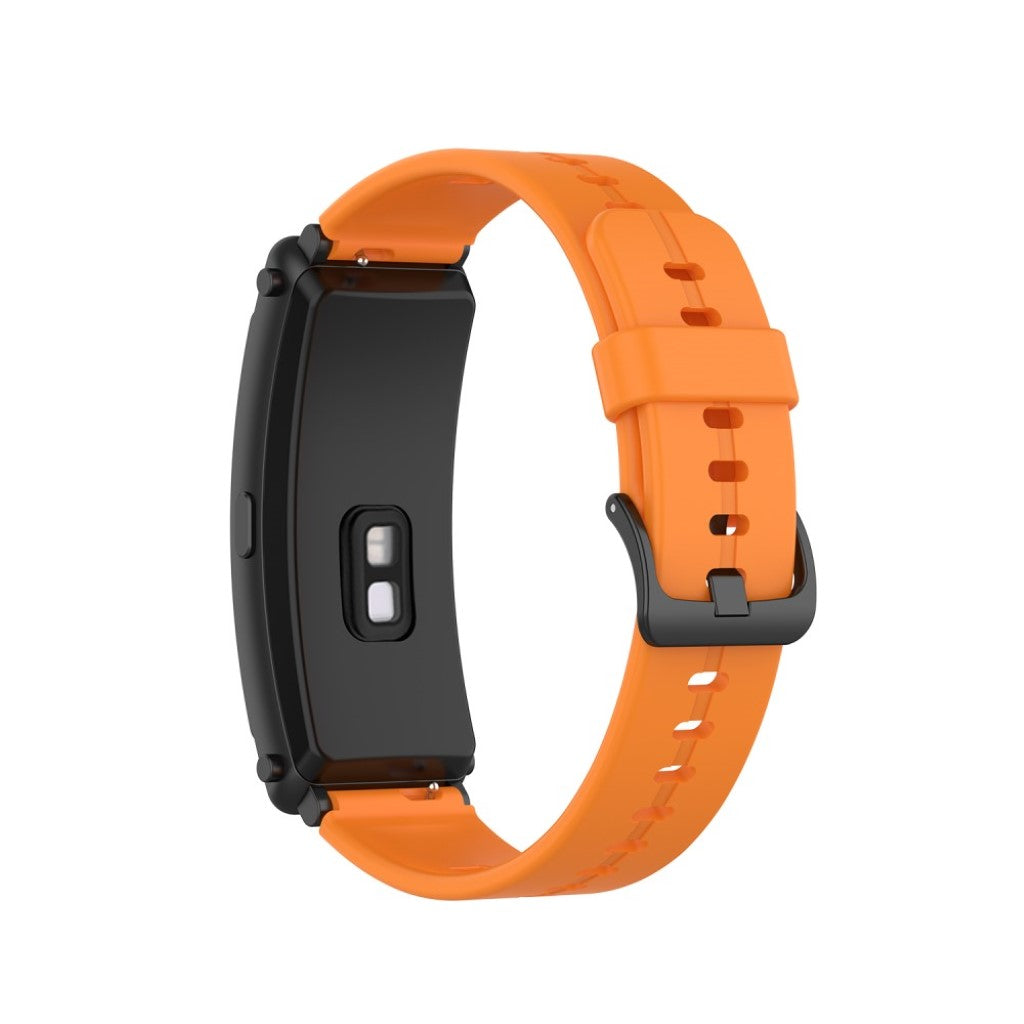 Fint Huawei TalkBand B6 / Huawei TalkBand B3 Silikone Rem - Orange#serie_5